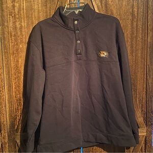 Champion MU Tigers Black  Sweatshirt with Logo; XL